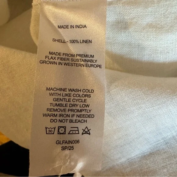 Quince 100% European Linen Short Sleeve Shirt - Picture 8 of 8